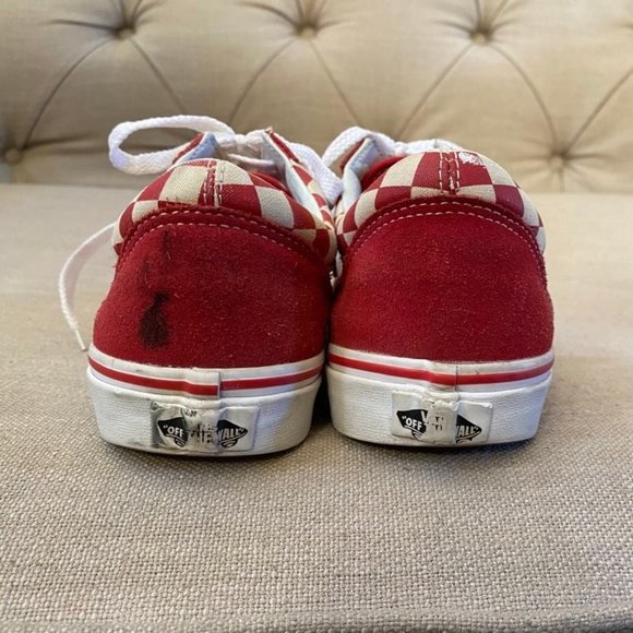 Custom Chik-fil-A Vans Old Skool Primary Checkerboard Red White size 10 - Picture 5 of 10